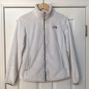 White North Face Zip-up